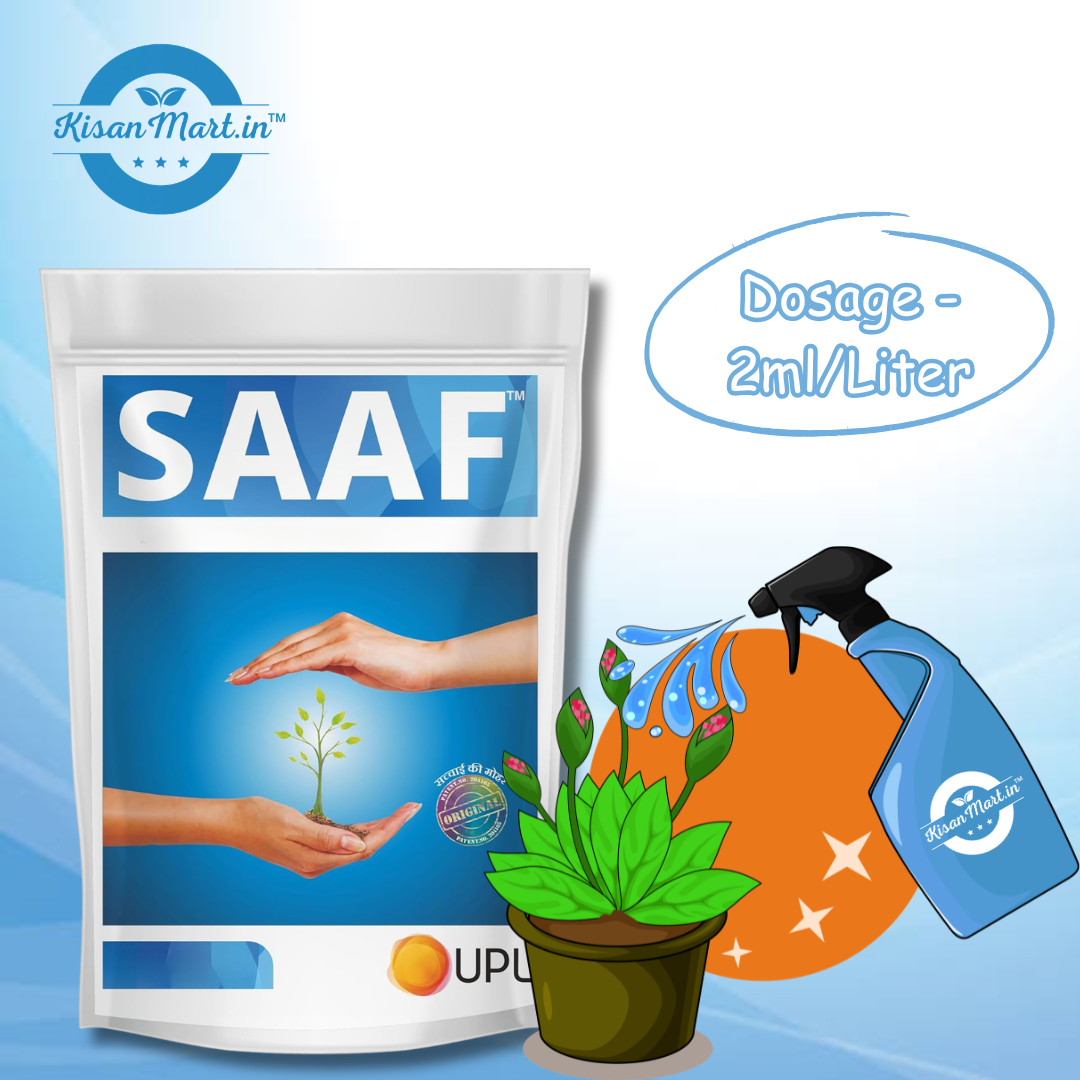 UPL Saaf Fungicide Carbendazim 12% + Mancozeb 63% WP | Broad Spectrum Systemic & Contact Fungicide for Effective Disease Control in Crops