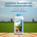 Adama Shamir Fungicide Tebuconazole 6.7% + Captan 26.9% SC | Systemic & Contact Fungicide for Effective Control of Fungal Diseases in Crops