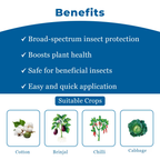 ADAMA Agas Diafenthiuron 50% WP Insecticide | Effective Control of Sucking Pests | Contact, Stomach & Ovicidal Action for Healthy Crop Growth