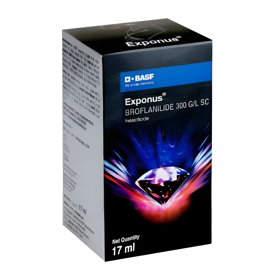 BASF Exponus Broflanilide 300 g/L SC Insecticide | Broad Spectrum Control of Caterpillars, Thrips & Leaf Miners | Long Lasting Protection