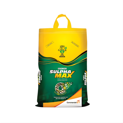 Coromandel Gromor Sulphamax Elemental Sulphur 90% Granular Fertilizer | Improves Soil Fertility & Crop Quality