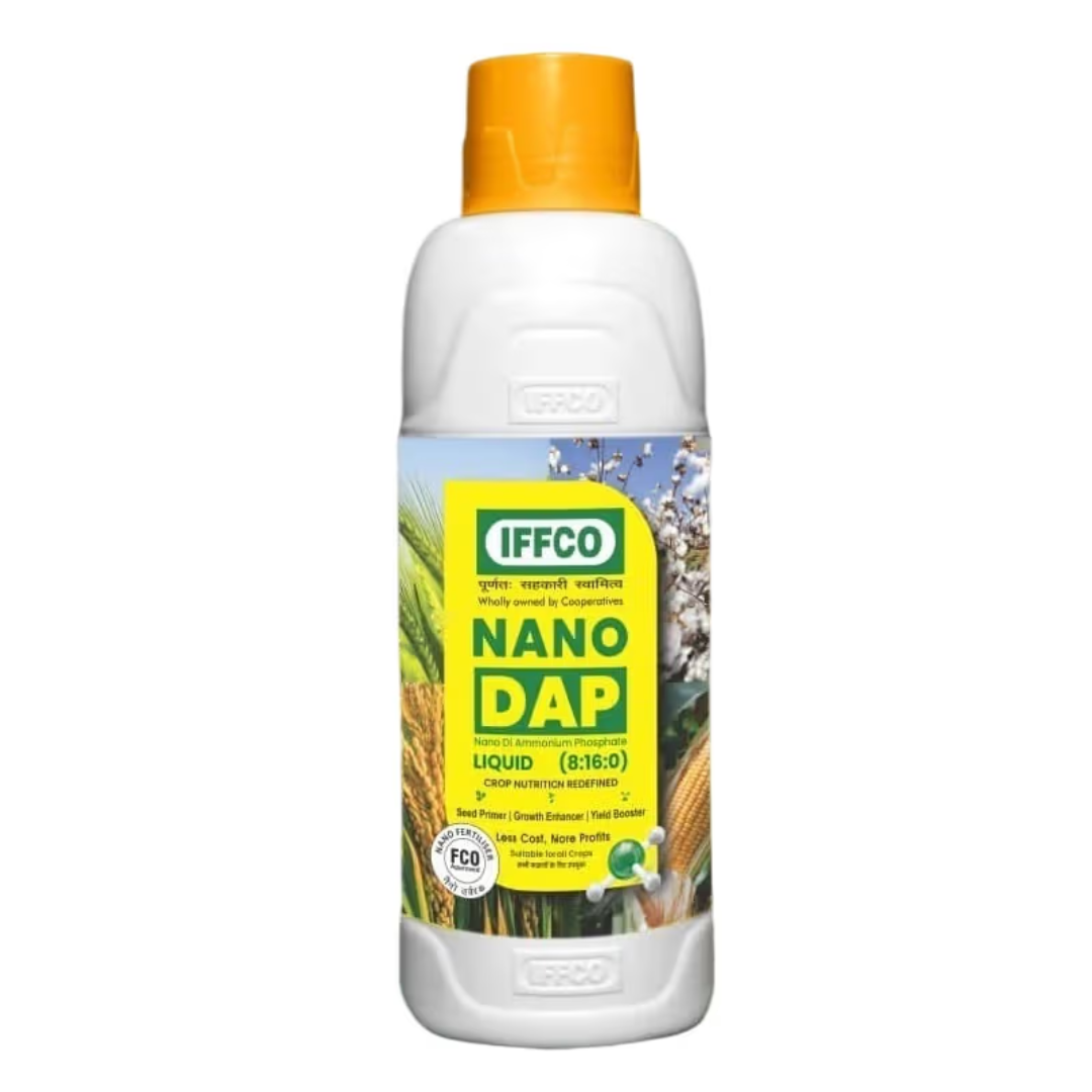 IFFCO Nano DAP Liquid Fertilizer | Advanced Nano Technology for Enhanced Nutrient Use Efficiency & Crop Growth