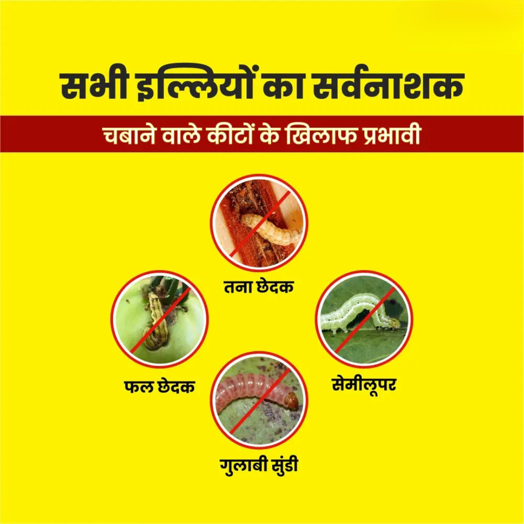 IIL Mission Chlorantraniliprole 18.5% SC Insecticide | Broad Spectrum Larvicide for Effective Lepidopteran Pest Control