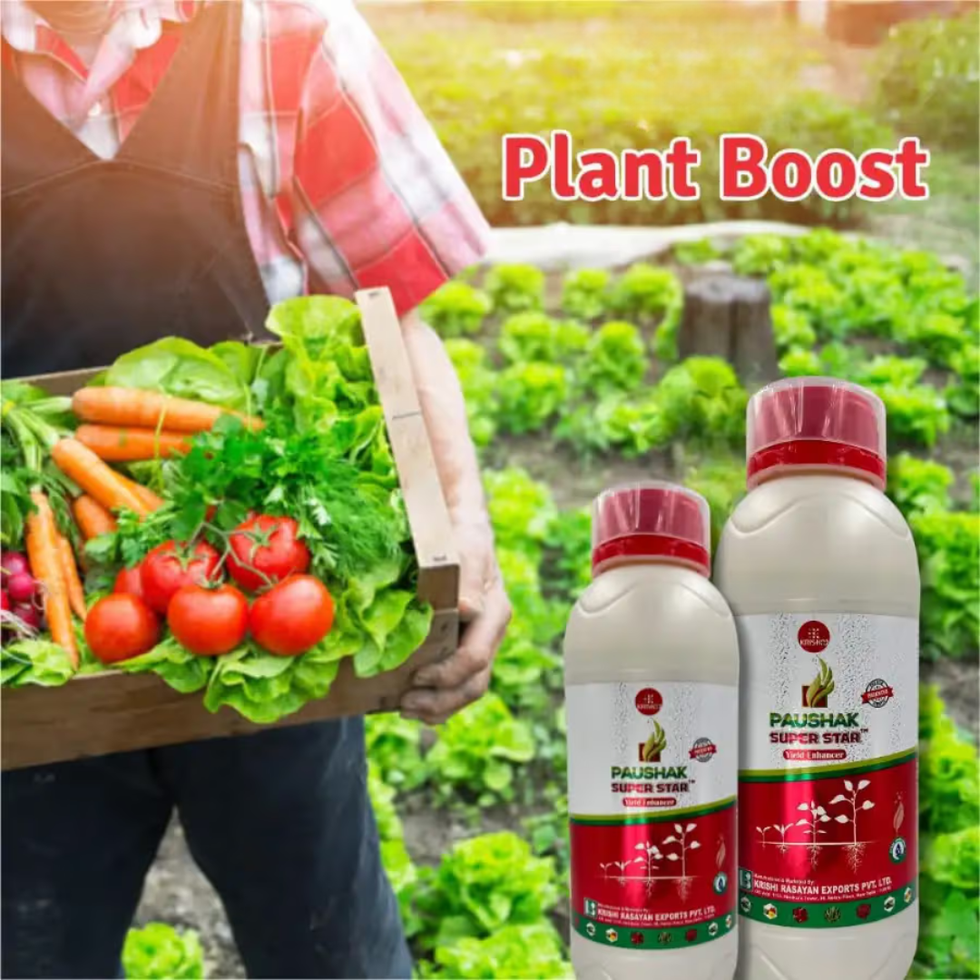 KREPL Paushak Super Star Plant Growth Regulator | Gibberellic Acid 0.45% SL for Enhanced Crop Growth & Yield